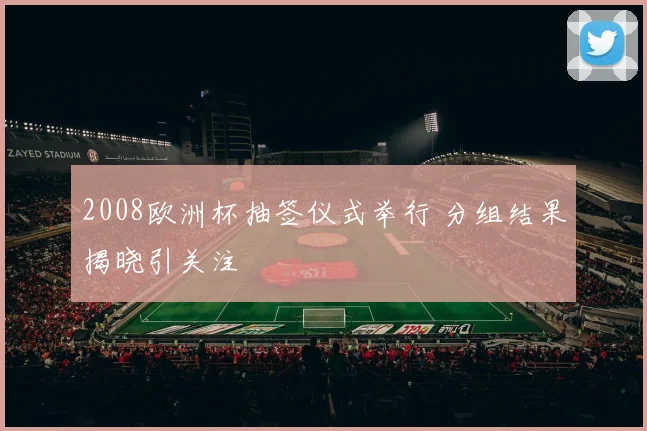 2008欧洲杯抽签仪式举行 分组结果揭晓引关注